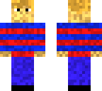 blue and red stripe guy
