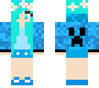 blue creeper girl