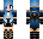blue girl