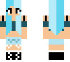 blue girl pig