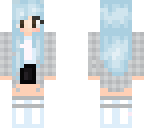 blue hair girl recolor