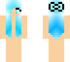 blue haired skin base