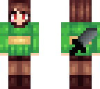 chara with a toy knife