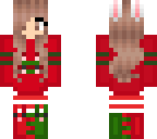 chrismas bunny girl
