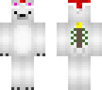 christmas polar bear