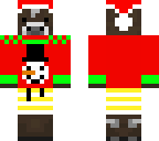 christmas swimsuit cow