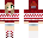 cute chirstmas cake girl