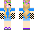 girl with fishnet hand things