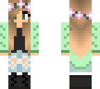 pastel cardigan flower crown girl