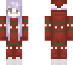 silver christmas skin