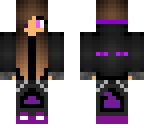 winter cute enderman girl