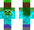 zombie holding grass