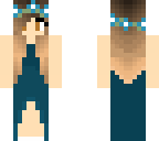 blue dress