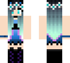 blue dress