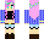 blue farmer girl