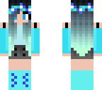 blue girl