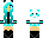 blue panda girl 
