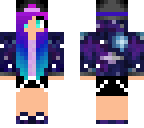 galaxy girl hoodie