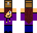 little girl wear a chest
