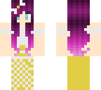 purple hair summer girl
