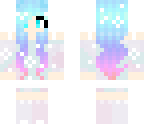 Rainbow Haired Girl | Minecraft Skin