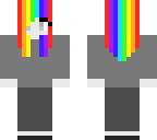 rainbow on gray
