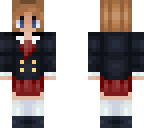 short haired school girl