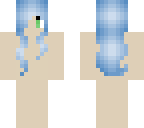 base with blue hair