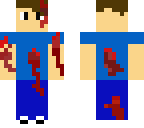 blue bleeding boy