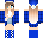blue holiday girl
