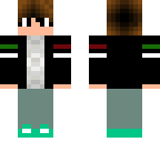 boy with diff color varsity stripes