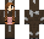 cute female cow w braids