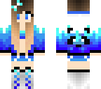 orignal blue panda girl