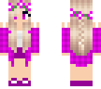 pink flower girl