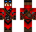 pixel gun skin asssasin red