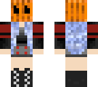 pumpkin head lady