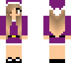 purple santa girl