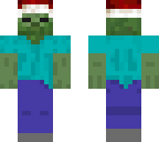 santa hat zombie