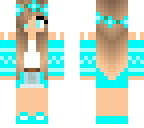 spring girl aqua