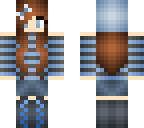 striped beanie girl