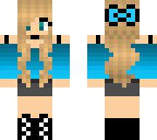 winter skin blue