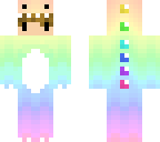 blonde rainbow dino