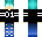 blue hair