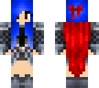 blue haired girl guard