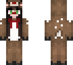 brown hair reindeer onsie