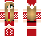 brunette christmas girl