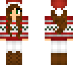 chrismas girl skin