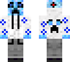 creeper girl blue