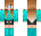 cute girl - blue