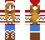 cute girl christmas skin